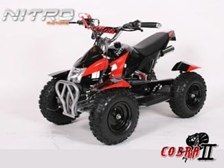 Čtyřkolka Cobra ll 49 ccm - Dětská čtyřkolka Cobra 2 červená