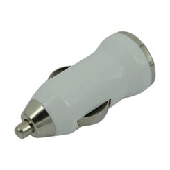 Nabíječka USB adapter 5V, 1A bílá - Výstup: 5.0V 1000mA pro navigace, MP3, MP4 a chytré telefony jako je  iPhone, HTC, Samsung..