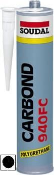Lepidlo Carbond 940FC - černý polyuretanový lepicí tmel