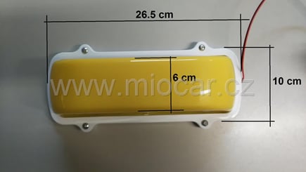 Taxi maják retro, magnetický 12V, podsvícený LED - Taxi_majak_retro (6)