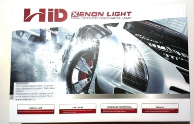 Xenony H7 8000K HID SLIM xenonová sada - HID xenon přstavbová sada  SLIM