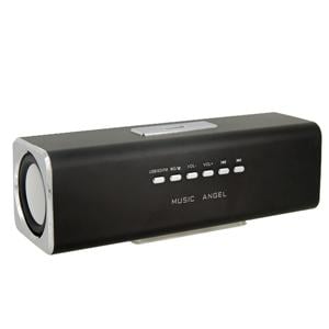 Music Angel MP3 přehrávač 4 in 1 USB - flasch, SD, FM, Speaker černý