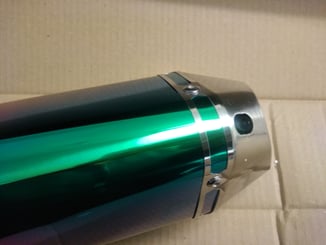 Výfuk na moto AK 460 pálený design  - Výfuk na moto AK 460 pálený design  (10)
