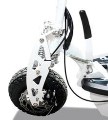 Elektrická koloběžka Freeride PRO 1000 W 48V, s volnoběžkou - Koloběžka freeride 1000W 48V bílá 8