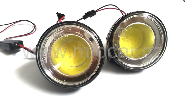 Denní svícení kulatá LED COB 4W