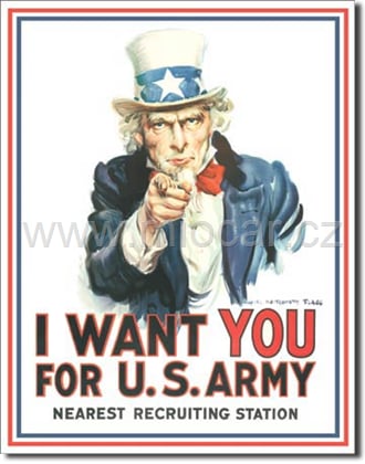 Uncle Sam I Want You / Chci TEBE pro US Army