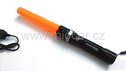 LED svítilna 3W, ZOOM, dobijeci + nástavec - svitilna_policie_led_dobijeci_zoom_08626 (13)