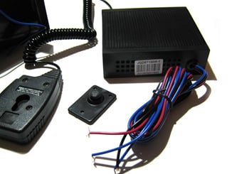 Megafon 100W, 12V,  MAXI s mikrofonem - Megafon 12V, 100W do auta s mikrofonem JQD 100-1 (2)