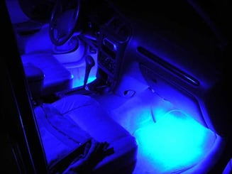 LED pásek  / Strip čelní - FLEXIBILE 24cm modrý - led strip možnost využití (6).jpg