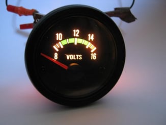 Budík voltmetr Youngtimer - voltmetr JOM-21120V (5)