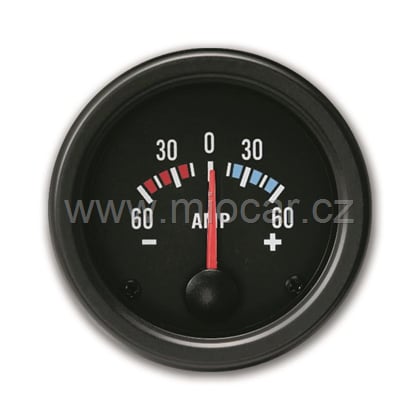 Přídavný ampermetr -60A - +60A Youngtimer