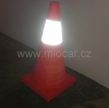Výstražný kužel skládací reflexní