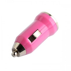 Nabíječka USB adapter 5V, 1A pink - USB nabíječka. Nabíjení probíhá na plný výkon maximální rychlostí. Male kompaktní a lehké provedení.