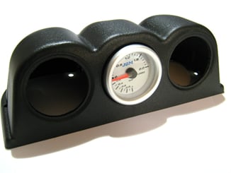 Držák / kaplička 3. budíků černá - kaplička pro budíky 52mm (2)