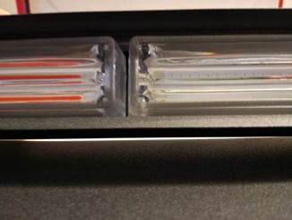 COB LED stroboskopy za okno modro červené - stroboskopy za okno