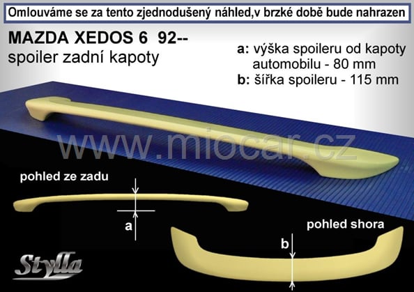 Mazda  XEDOS 6 křídlo