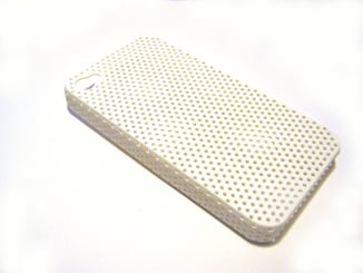 Apple iPhone zadní kryt  děrovaný MIX 7ks - Odolný silikonový kryt pro Apple iPhone 4G, 4GS. Děrovaný design. Bílý.