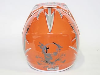 Helma Cross Kimo Nitro oranžová - Materiál: HIGH TECH termoplastic ABS