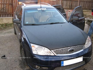 Carbon folie 3D ROLE  černá - Polep kapoty Mondeo.