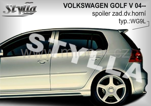 VW Golf V horní křídlo