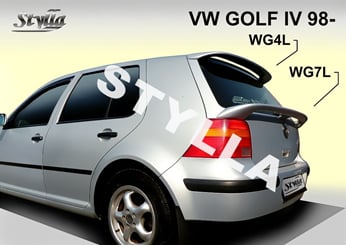 VW Golf IV horní křídlo - Volkswagen Golf IV spoiler zad. dveří horní křídlo