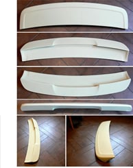 VW Touareg spoiler zadních dveří 02-06 - Horní křídlo zadních dveří pro Volkswagen Touareg r.v. do 200