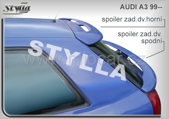 Křídlo Audi A3 horní