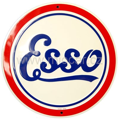 Cedule ESSO round prolisovaná