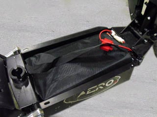 Elektrická koloběžka  800W - Prostor pro baterie. 3 x 12V