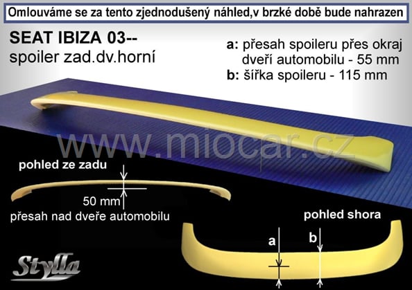Seat Ibiza 03- křídlo