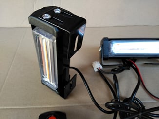 COB PREDÁTOR, LED stroboskopy 2x panel oranžový 12-24V - PREDÁTOR, stroboskopy
