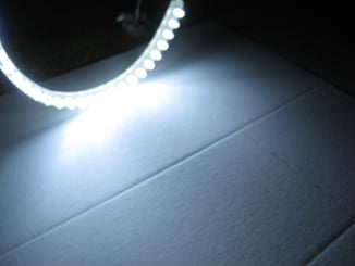 LED pásek / Strip čelní - FLEXIBILE 48cm bílý - led strip , lediodový pásek bílá barva (1).JPG