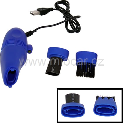 Vysavač na klávesnici USB modrý