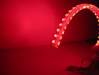 LED pásek / Strip čelní - FLEXIBILE 24cm červený - led strip , lediodový pásek červená  barva (3).JPG