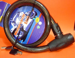 Zámek, kabelový  moto zámek  19X100 - -