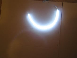 LED pásek / Strip čelní - FLEXIBILE 48cm bílý - led strip , lediodový pásek bílá barva (5).JPG