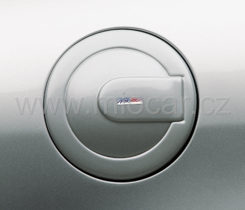 Kryt víčka hrdla nádrže, ABS-stříbrný pro Škoda Octavia