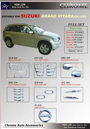 Suzuki Grand Vitara GV CHROME SET