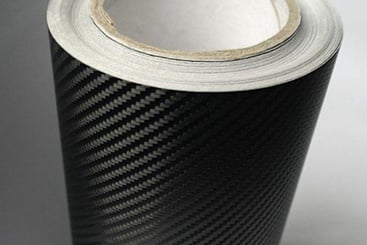 Carbon folie 3D ROLE  černá - Carbon sticker folia  role. 1,52 x 30 m.