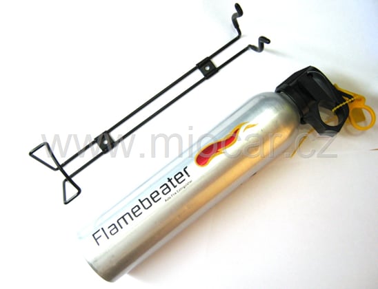 Hasící přístroj stříbrný 400g Flamebeater