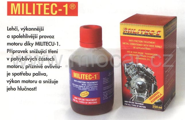 Militec - 1 přelom v technice mazání 