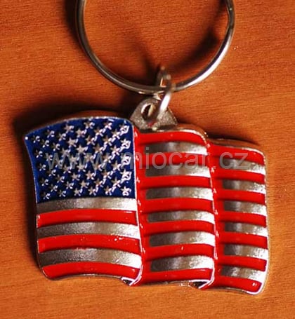 Přívěsek na klíče US Flag