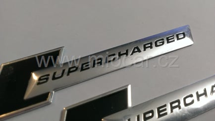 Alu samolepka SUPERCHARGED 2KS - SUPERCHARGED (1)