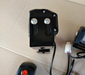 COB PREDÁTOR, LED stroboskopy 2x panel modrý 12-24V - PREDÁTOR, stroboskopy