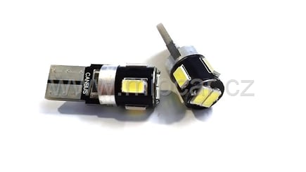 T10 LED žárovka, CANBUS bílá, 2KS - T10 Canbus (1)