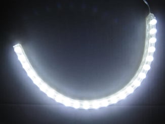 LED pásek / Strip čelní - FLEXIBILE 48cm bílý - led strip , lediodový pásek bílá barva (3).JPG