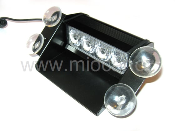 LED Stroboskopy policie bílé