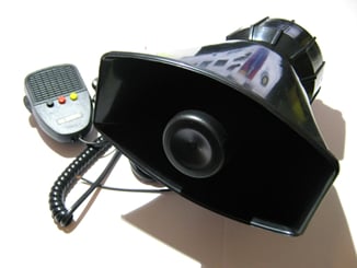 Megafon do auta 12V 3tóny siréna 50W - Megafon siréna do auta na 12V 50W (2).JPG