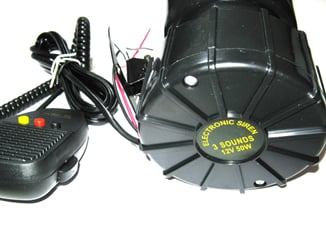 Megafon do auta 12V 3tóny siréna 50W - Megafon siréna do auta na 12V 50W (3).JPG