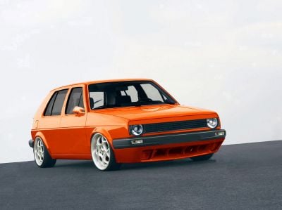 VW Golf II mračící lišta 